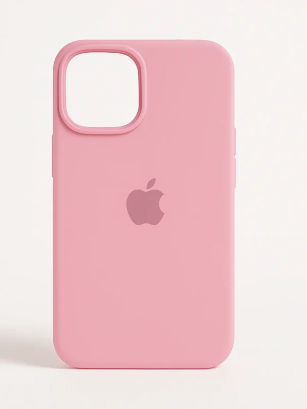 Pastel Pink Silicone MagSafe iPhone Case