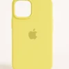 Bright Yellow Silicone MagSafe iPhone Case